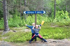 between Vrmland and Nrke in Sweden